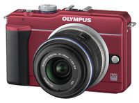 Olympus PEN E-PL1s 12.3MP Live MOS Micro Four Thirds Interchangeable Lens Digital Camera with M.ZUIKO DIGITAL 14-42mm F3.5-5.6 II (RED) JPN model