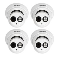 Hikvision DS-2CD2342WD-I 4MP EXIR Network Turret IP Camera Security Surveillance Camera 2.8mm Lens Day/Night 1080P English Version Unlimited Upgrade Firmware(4 pieces)
