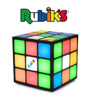 Rubik's Cube Portable Bluetooth Speaker w/Built-in Microphone, Loud Stereo Sound Flashes to Music Beats, 26' Bluetooth Range, Wireless Speaker for iPhone, Google, Huawei, Samsung and More