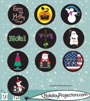 Holiday Projector Replacement Slide Pack - Premium Variety #2