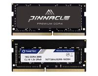 Timetec Pinnacle Hynix IC 16GB DDR4 2666MHz PC4-21300 Unbuffered Non-ECC 1.2V CL19 2Rx8 Dual Rank 260 Pin SODIMM Laptop Notebook Memory RAM Module Upgrade Heat Sink S Series(Not for iMac 2019) (16GB)