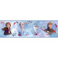 RoomMates Frozen 2 Peel and Stick Wallpaper Border | Removable | Kids Room Decor