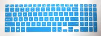 US layout Keyboard Protector Skin Cover for Dell Inspiron 15-5558 15-5559 15-5565 15-5567 15-5566 15-5570 15-5575 15-3579 17-5770 17-7778 17-5775 17-3779 alienware m15 R1 with BingoBuy Card Case(blue)