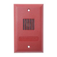 GENTEX GX90-4R 904-0847-002 Remote Audible Alarm Horn Device, Red, 24-Vdc