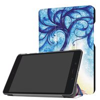 ASUS ZenPad Z8s Case, UZER Colored Drawing Series Ultra PU Leather Smart Case Protective Folio Trifold Stand with Soft TPU Back Cover for ASUS ZenPad Z8s/ZT582KL/ASUS-P00J 7.9" Tablet 2017 Release