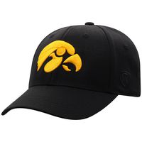 Top of the World Iowa Hawkeyes Men's Memory Fit Hat Icon, Black, One Fit