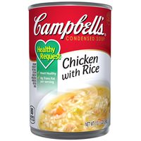 Campbell's Condensed Healthy Request Chicken with Rice Soup, 10.5 oz. Can