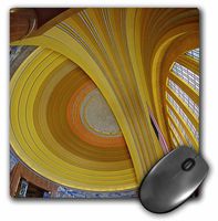 3dRose LLC 8 x 8 x 0.25 Inches Mouse Pad, Art Deco Architecture, Cincinnati Museum Center, Ohio, Adam Jones (mp_93347_1)