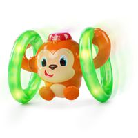 Roll & Glow Monkey Toy with Lights and Melodies