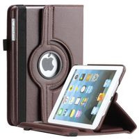 Thilon PU Leather 360 Degree Rotating Auto Sleep / Wake up Stand Case for Apple for iPad Air 1, Brown