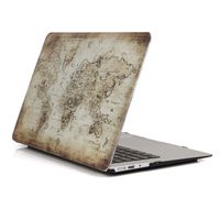 One Micron MacBook Air 13 Inch Case, New Art Soft-Touch Hard Cover Ultra Slim Protective Case for MacBook Air 13''(A1466/A1369),World Map 1