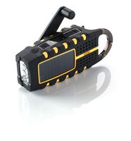 Etón SCORPION Multi-Purpose Solar Powered Digital Weather Radio - Orange (NSP100OR)