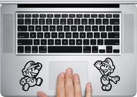 Super Mario Decal - Mario Luigi Trackpad-Sticker Decal MacBook, Air, Pro All Models