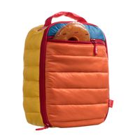 Zipit Lunch Bag School Supply Box, Orange, 8.2" x 3.5" x 9" (LB-P2)