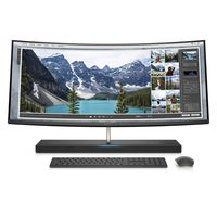 HP ENVY 34-inch Curved All-in-One Computer with Amazon Alexa, Intel Core i7-8700T, NVIDIA GeForce GTX 1050, 16 GB RAM, 1 TB hard drive, 256 GB SSD, Windows 10 (34-b110, Silver) - 3LB85AA#ABA