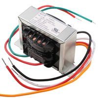UHPPOTE Class 2 Control Transformer Foot Mount 40VA Primary Voltage 120, 208, 240V Secondary 24V