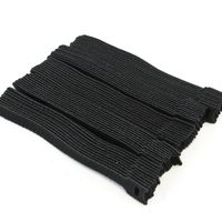 50 pcs Reusable 6 Inches Fastening Zip Cable Ties Straps Hook and Loop Adjuststable Securing Cord Management