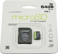 UHS-1 MicroSD with SD Adapter