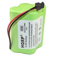 HQRP 2200mAh Battery for Uniden Bearcat BC120 BC120XLT UBC120XLT BC220 BC220XLT UBC220XLT UBC180XLT Scanner Plus HQRP Coaster