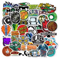 Brand Laptop Stickers Vinyl Waterproof - 50 Pack Cool Logo Decals Suitable for Water Bottle Car Motorcycle Bicycle Bumper Skateboard Helmet Luggage Phone Case DIY Decoration Gift [No-Duplicate]