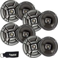 Polk Audio - Three Pairs of DB652 6.5" Coaxial Speakers - Marine and Powersports Certification