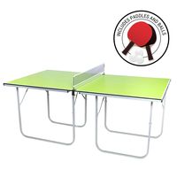 Milliard Mini-Pong Portable Tennis Table - 40 x 70 inches - Includes Net, Paddles, and Balls