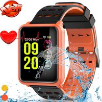 Fitness Tracker Smart Watch with Heart Rate Sleep Monitor HD Screen Smart Bracelet Waterproof Step Calorie Walking Activity Tracker Wrist Watch for Men Women Valentine's Day Birthday Gifts