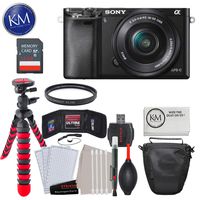 Sony a6000 Mirrorless Camera with 16-50mm Lens + 32GB + Deluxe Bundle
