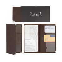 Zzteck Car Registration Holder for Insurance Card Documents Auto Organizer Luxury BN PU Leather Wallet Case