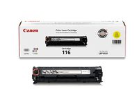 Canon Genuine Toner, Cartridge 116 Yellow (1977B001), 1 Pack, for Canon Color imageCLASS MF8050Cn, MF8080Cw Laser Printers