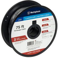 Westinghouse 700026W 700026, 75' 75 ft. Low Voltage Cable, Black, 22 Piece