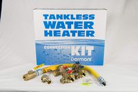 Dormont LFTV75KIT18NW-CV Tankless Water Heater Connection Kit, brass