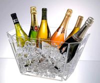 Prodyne AB-44 Iceburg Beverage Tub, 16" x 11" x 9", Clear