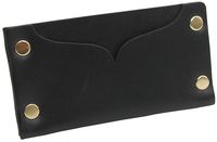 American Bench Craft ABC-RC-BLKGLD Riveted Cardholder, Leather