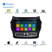In Dash OE Fitment Direct Plug and Play Navigation GPS DVD/CD Bluetooth Radio for Hyundai Santa Fe 2013-2017