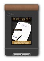 iScholar iQ Pro Premium Poly Cover Planning Pad with Moveable Dividers and IQ Notes Layout, 11 x 8.5 Inches, Assorted Neutral Colors (56110)
