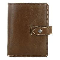 Filofax 2020 Malden Pocket Organizer, Leather, Ochre, Paper Size 4.75 x 3.25 inches (C025842-20)