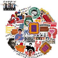 WOCOCO Friends Stickers, Friends TV Show Theme Laptop Stickers, Waterproof Vinyl Stickers for Water Bottles, HydroFlask (34 Pack)