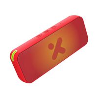 X-mini Xoundbar W - Waterproof Portable Bluetooth Stereo Speaker, IPX7, Loud Volume, Wireless, Built-in Microphone, Lightweight, Mini, for Home/Outdoors/Travel, for iPhone, Android and More (Red)