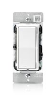 Leviton DSL06-1LZ Decora Slide Dimmer for 300-Watt Dimmable LED, 600-Watt Incandescent/Halogen, White w/Color Change Kits Included