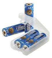 ASP AA 1.5V Lithium Batteries, Storage Case Included, 4-Pack