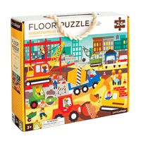 Petit Collage Construction Site Floor Puzzle, 24 Pieces