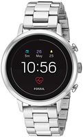Fossil Women's Gen 4 Venture HR Heart Rate Stainless Steel Touchscreen Smartwatch, Color: Silver (Model: FTW6017)