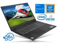 Lenovo IdeaPad S145 Notebook, 15.6" HD Display, Intel Dual-Core Pentium 5405U Gold 2.3GHz, 8GB RAM, 256GB SSD, HDMI, Card Reader, Wi-Fi, Bluetooth, Windows 10 Pro