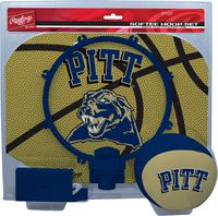 NCAA Pittsburgh Panthers Kids Slam Dunk Hoop Set, Blue, Small
