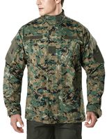 CQR Men's Lightweight Tactical Performance Combat Outdoor EDC Assault Jackets, ACU Jacket(uak01) - Marpat, X-Large