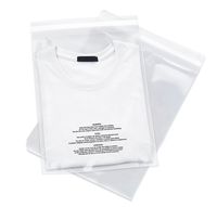 Spartan Industrial || 100 Count - 9" X 12" Self Seal Clear Poly Bags with Suffocation Warning for Packaging, T Shirts & FBA (More Sizes Available) - Permanent Adhesive