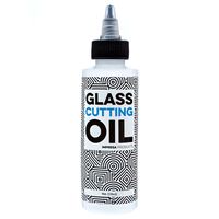 Premium Glass Cutting Oil with Precision Application Top - 4 Ounces - Custom-Formulated for an Array of Glass Cutters and Glass Cutting Applications Including Bottles! by Impresa Products