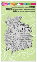 STAMPENDOUS CRR265   Cling Rubber Stamp, Those We Love