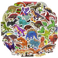 Waterproof Dinosaur Vinyl Stickers Bomb Laptop Water Bottle Bike Party Favors (50Pcs/Pack)